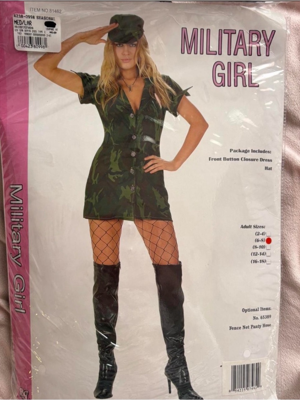 Vintage Leg Avenue Military Girl Costume